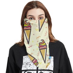 Pattern-ice Face Covering Bandana (triangle) by nateshop