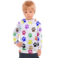 Pawprints Kids  Hooded Pullover by nateshop