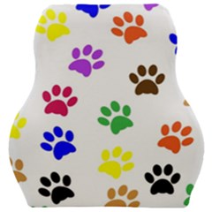 Pawprints Car Seat Velour Cushion  by nateshop