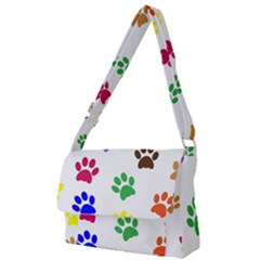 Pawprints Full Print Messenger Bag (S)