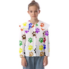 Pawprints Kids  Peter Pan Collar Blouse