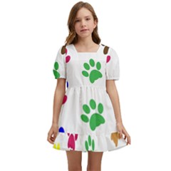 Pawprints Kids  Short Sleeve Dolly Dress