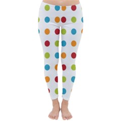 Polka-dots Classic Winter Leggings by nateshop