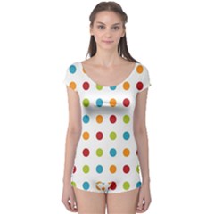 Polka-dots Boyleg Leotard  by nateshop