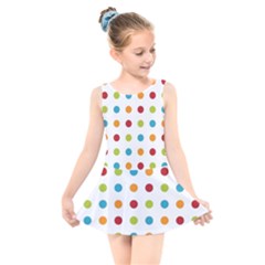 Polka-dots Kids  Skater Dress Swimsuit by nateshop