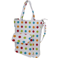 Polka-dots Shoulder Tote Bag by nateshop