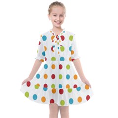 Polka-dots Kids  All Frills Chiffon Dress by nateshop