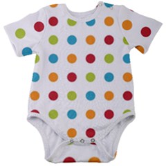 Polka-dots Baby Short Sleeve Onesie Bodysuit