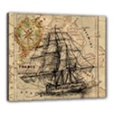 Ship Map Navigation Vintage Canvas 24  x 20  (Stretched) View1