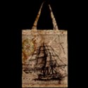 Ship Map Navigation Vintage Zipper Classic Tote Bag View2