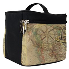 Map Compass Nautical Vintage Make Up Travel Bag (small) by Sapixe