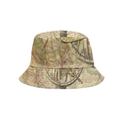 Map Compass Nautical Vintage Bucket Hat (kids) by Sapixe