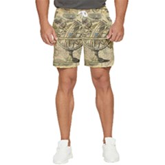 Map Compass Nautical Vintage Men s Runner Shorts by Sapixe