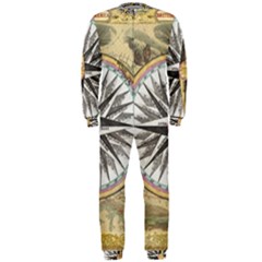 Map Vintage Nautical Collage Onepiece Jumpsuit (men)