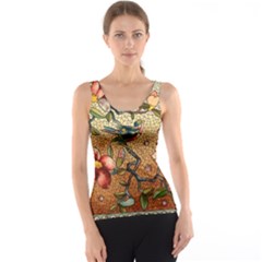 Flower Cubism Mosaic Vintage Tank Top by Sapixe