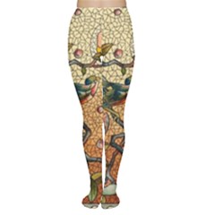 Flower Cubism Mosaic Vintage Tights