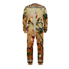 Flower Cubism Mosaic Vintage Onepiece Jumpsuit (kids)