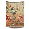 Flower Cubism Mosaic Vintage Large Tapestry View1