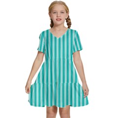 Scrapbook Kids  Short Sleeve Tiered Mini Dress