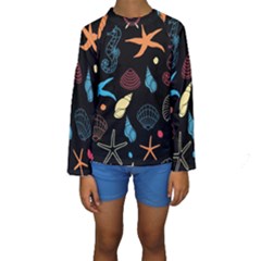 Seahorse Kids  Long Sleeve Swimwear by nateshop