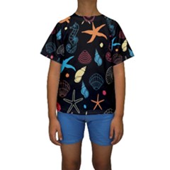 Seahorse Kids  Short Sleeve Swimwear by nateshop