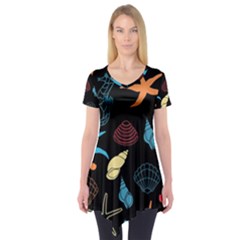 Seahorse Short Sleeve Tunic  by nateshop