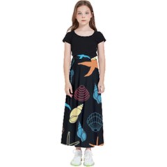 Seahorse Kids  Flared Maxi Skirt by nateshop