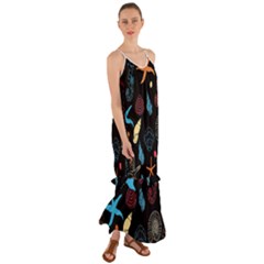 Seahorse Cami Maxi Ruffle Chiffon Dress by nateshop