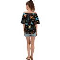 Seahorse Off Shoulder Short Sleeve Top View2