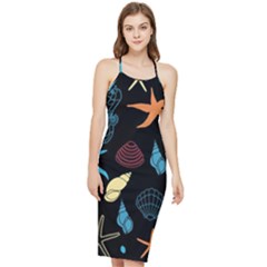 Seahorse Bodycon Cross Back Summer Dress by nateshop