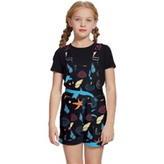 Seahorse Kids  Short Overalls