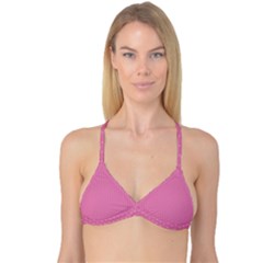 Seamless-pink Reversible Tri Bikini Top by nateshop