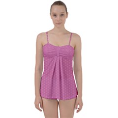 Seamless-pink Babydoll Tankini Set by nateshop