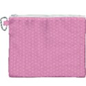 Seamless-pink Canvas Cosmetic Bag (XXXL) View1