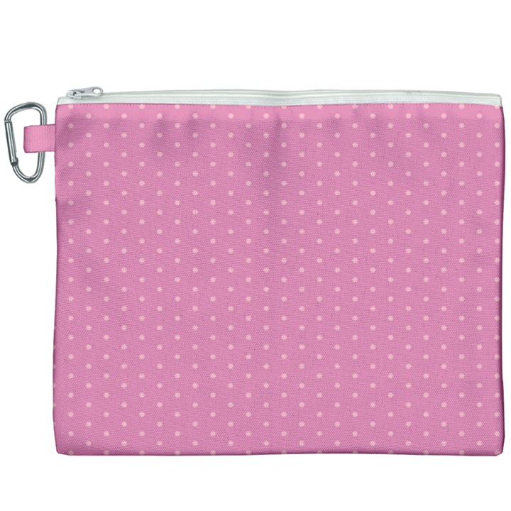 Seamless-pink Canvas Cosmetic Bag (XXXL)