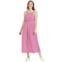 Seamless-pink Boho Sleeveless Summer Dress by nateshop