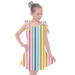 Stripes Kids  Tie Up Tunic Dress by nateshop