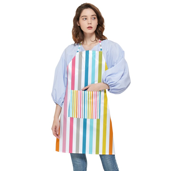 Stripes Pocket Apron