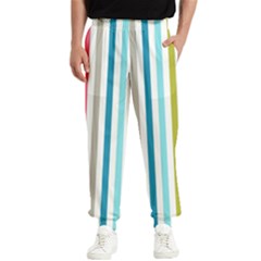 Stripes Men s Elastic Waist Pants by nateshop