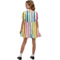 Stripes Kids  Short Sleeve Dolly Dress View4