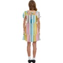 Stripes Kids  Puff Sleeved Dress View4