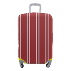 Stripes-red Luggage Cover (small) by nateshop