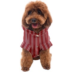 Stripes-red Dog Coat by nateshop