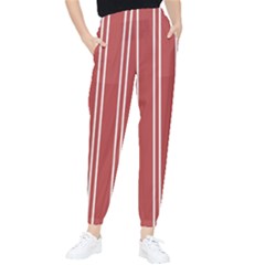 Stripes-red Tapered Pants by nateshop