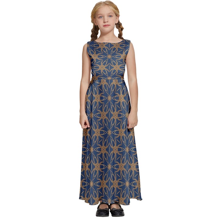 Wallpaper Kids  Satin Sleeveless Maxi Dress