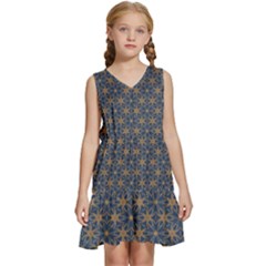 Wallpaper Kids  Sleeveless Tiered Mini Dress