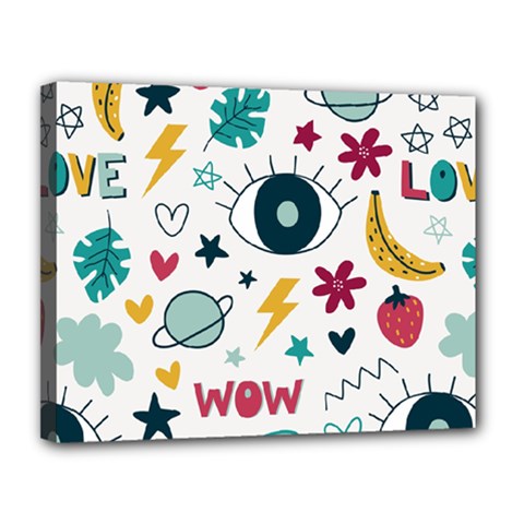 Wallpaper-love-eye Canvas 14  X 11  (stretched) by nateshop