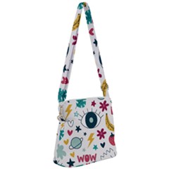 Wallpaper-love-eye Zipper Messenger Bag by nateshop