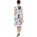 Wallpaper-love-eye Cap Sleeve Midi Dress View2