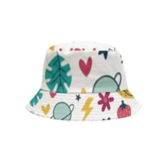 Wallpaper-love-eye Bucket Hat (kids) by nateshop